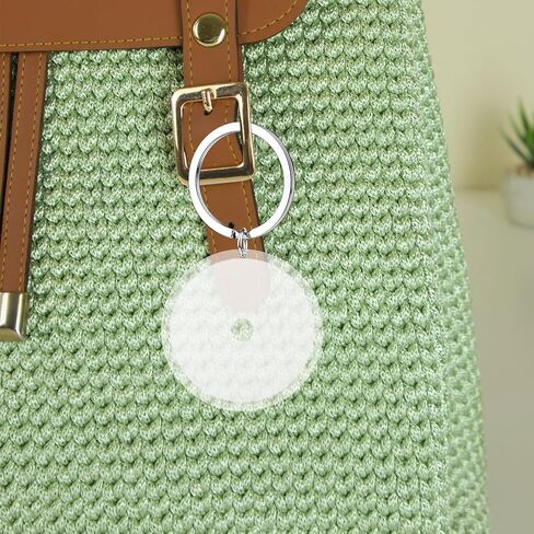 10pcs Mini Album CD Pendant - 1.57'' Clear Music Themed Keyring - Record Disc Keychain Craft Pendant for DIY Bag Purse Charm Party Favor in Kuwait