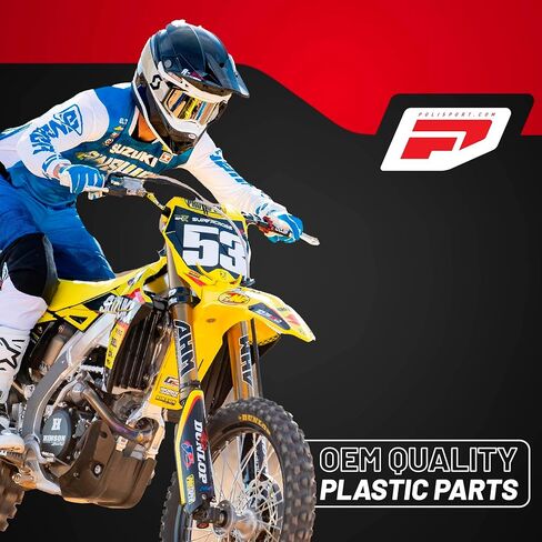 Polisport Motocross (MX) Restyle Front Fender Suzuki DR-Z400E (2000-24) Dirt Bike – OEM Quality, Durable, Flexible & Perfect Fit – White in Kuwait