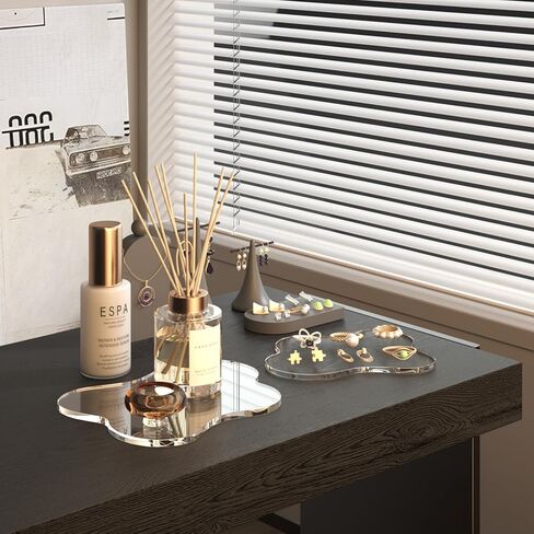 قطعتان من قواعد الأكواب المصنوعة من الأكريليك، قاعدة أكواب لطيفة لطاولة القهوة، قاعدة مقاومة للحرارة لسطح المكتب، قاعدة شفافة لمكتب المكتب المنزلي، ملحق لحماية سطح المكتب، على شكل سحابة in Kuwait