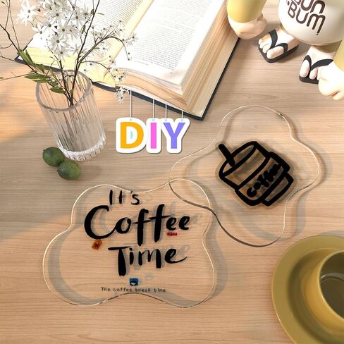 قطعتان من قواعد الأكواب المصنوعة من الأكريليك، قاعدة أكواب لطيفة لطاولة القهوة، قاعدة مقاومة للحرارة لسطح المكتب، قاعدة شفافة لمكتب المكتب المنزلي، ملحق لحماية سطح المكتب، على شكل سحابة in Kuwait