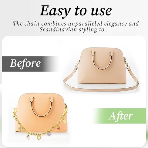 Cherry Charms, Purse Extender Chain, Two Point Bag Charm Chain with Lobster Clasp, Butterfly Purse Chains, Purse Chain Charm, Purse Accessories for Women (Antique Gold) in Saudi Arabia