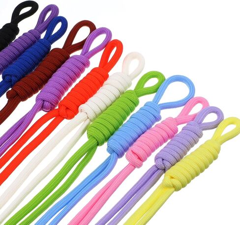 Paracord Keychain, 12 Pcs Colorful Paracord Rope Keychain Braided Cord Bag Charms for Handbags Handmade Key Charms for Purse Key Chain Backpack Decoration Accessories in Kuwait