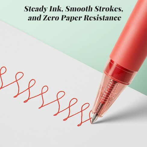 ENMY Acrylic Fineliner Pen, 6Pcs Aesthetic Colors 0.6mm Fine Point Retractable Markers, Colorful Drawing Pen for Journaling, Outlining, Sketch, Note-Taking, Smooth Art Pens for Adults & Kids in Saudi Arabia