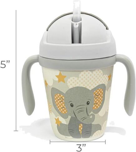 Primo Passi Kids Bamboo Set Suction Plate & Cup (Little Elephant) in Saudi Arabia