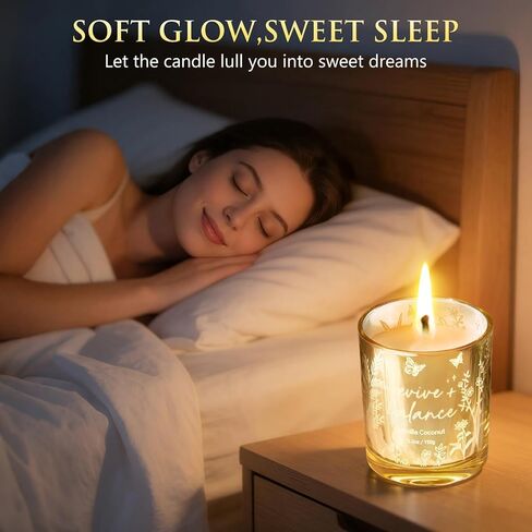 Scented Candles for Women, 3 Pack Candle Set Soy Candles for Home Scented Holiday Votive Candle Gifts Set, Easter Mothers Day Birthday Gifts for Women - Vanilla Coconut/Sandalwood Rose/Lemon Lavender in Kuwait