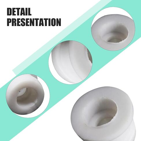 2 PCS Shifter Cable Bushing Cover Kit, Transmission Shift Linkage Bushing Repair Set, Transmission Linkage Cable Replace Part OE# 14057, Compatible with Ford Focus (White) in Kuwait