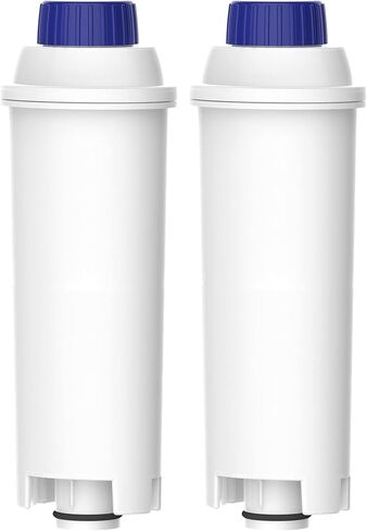 AQUACREST TÜV SÜD Certified Coffee Water Filter, Replacement for De'Longhi 5513292811, DLS C002, CFL-950, SER3017, ECAM/ETAM Series, EC680, BCO420 (Pack of 2, Packing may vary) in Kuwait