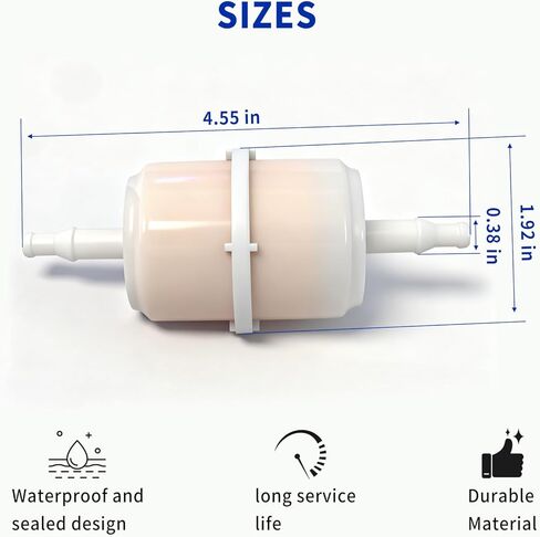 139-0717 Fuel Filter for Timecutter Mowers Compatible with Quest and Radius E S Series 120-4253 133-1563 127-9204 135-8480 2-Pack in Kuwait