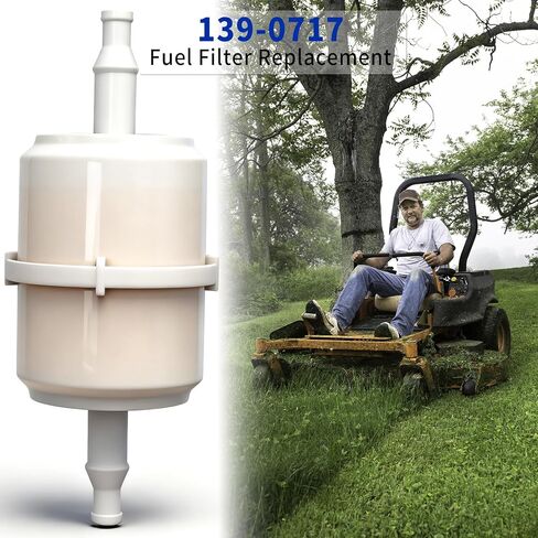 139-0717 Fuel Filter for Timecutter Mowers Compatible with Quest and Radius E S Series 120-4253 133-1563 127-9204 135-8480 2-Pack in Kuwait