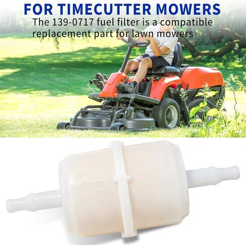 139-0717 Fuel Filter for Timecutter Mowers Compatible with Quest and Radius E S Series 120-4253 133-1563 127-9204 135-8480 2-Pack in Kuwait
