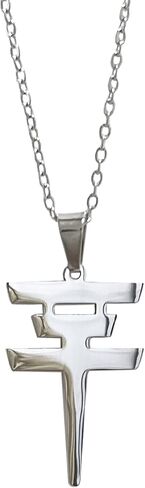 Tokio Hotel Necklace Rock Roll Necklace Stainless Steel Tokyo Hotel Merch for Men Women Tokio Hotel Pendant Jewelry Music Fans Silver in Kuwait