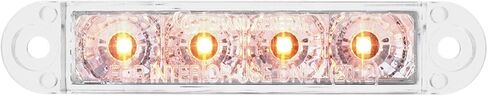 GG Grand General 76071 Light Bar (3-1/2" Flush Mount Amber/Clear 4 LED, 3 Wires) in Saudi Arabia