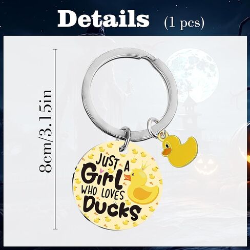 بطة المفاتيح لطيف الفتيات الهدايا - هدية مضحكة الملحقات لطيف عشاق الحيوانات الصفراء حقيبة حقائب اليد الملحقات الشخصية للمراهقين مجرد فتاة تحب البط الكبار الرجال النساء الأصدقاء هدية عيد الميلاد in Kuwait