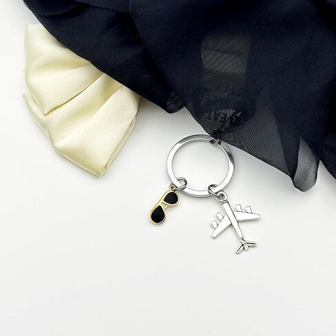 Pilot Gifts Airplane Keychain for Christmas Birthday Retirement Graduation Motivational Aviation Gifts for Flight Attendant Future Pilots Student Aviation Lovers Funny New Pilot Jewelry for Women Men in Saudi Arabia