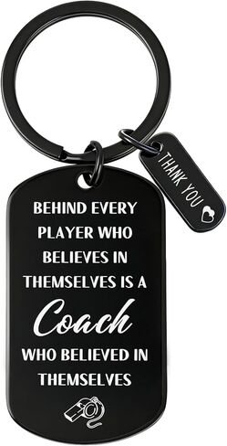 هدايا المدرب للرجال، هدايا سلسلة مفاتيح شكرًا لك على كرة البيسبول وكرة القدم وكرة السلة وكرة السلة لاكروس هدية تقدير مدرب الفريق in Kuwait