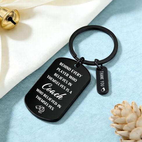 هدايا المدرب للرجال، هدايا سلسلة مفاتيح شكرًا لك على كرة البيسبول وكرة القدم وكرة السلة وكرة السلة لاكروس هدية تقدير مدرب الفريق in Kuwait
