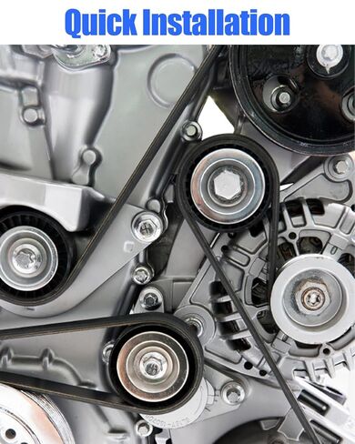 Engine Serpentine Drive Belt Fit for Kia Optima Rondo Forte Forte5 Magentis Hyundai Sonata Mercedes Benz Replace 2521225000 076260849C 0119976792 6PK2585 6PK2580XS 061016 in Kuwait