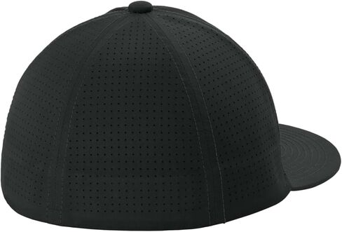 Sport-TEK Unisex Pro-Cut Stretch-Tek Cap | Breathable Fitted Hat for Men & Women with Moisture Wicking Sweatband Black in Saudi Arabia
