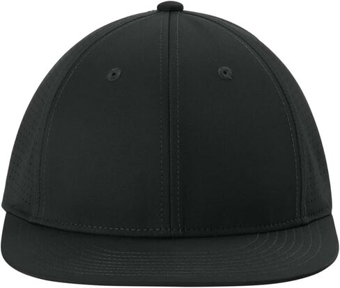 Sport-TEK Unisex Pro-Cut Stretch-Tek Cap | Breathable Fitted Hat for Men & Women with Moisture Wicking Sweatband Black in Saudi Arabia