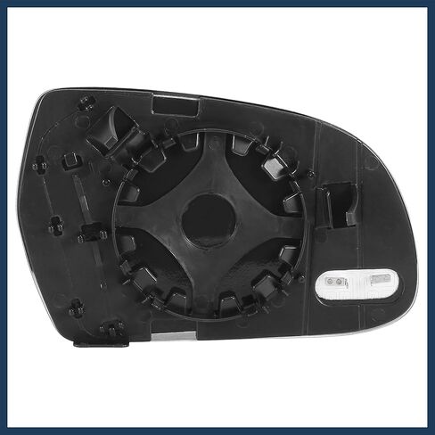 for Audi A5 Quattro S4 A4 S4 A3 2011-2013 Car Rearview Mirror Glass Replacement W/Backing Plate Heated Driver Left Side in Saudi Arabia