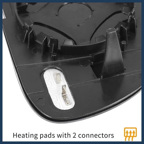 for Audi A5 Quattro S4 A4 S4 A3 2011-2013 Car Rearview Mirror Glass Replacement W/Backing Plate Heated Driver Left Side in Saudi Arabia