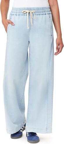 kensie Jeans for Women Pull On Relaxed Ultra High-Rise Wide Leg 31-Inch Inseam, Sizes Small - Extra Large in Saudi Arabia