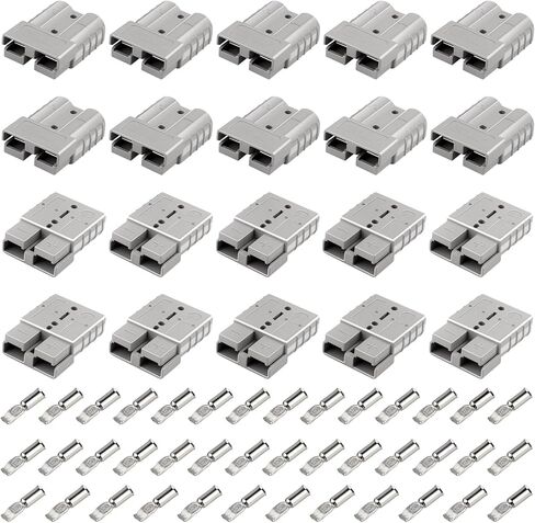 XRDS -RF 50A Battery Quick Connect/Disconnect Set – 600V DC Electrical Connector Kit, Supports 10-12AWG Wires, Ideal for Power Equipment, Winches, and Solar Applications 4 PCS in Saudi Arabia