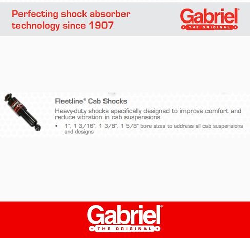 ممتص صدمات الكابينة عالي التحمل من Gabriel 83048 Fleetline يناسب فولفو VAH VN VNL VNM VNX VT Series OEM# 21391412 20496215 20704334 20721254 21368413 (عبوة واحدة) in Saudi Arabia