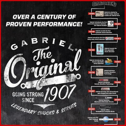 ممتص صدمات الكابينة عالي التحمل من Gabriel 83048 Fleetline يناسب فولفو VAH VN VNL VNM VNX VT Series OEM# 21391412 20496215 20704334 20721254 21368413 (عبوة واحدة) in Saudi Arabia