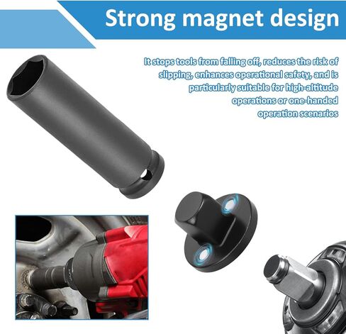 4Pcs Low Profile Impact Socket Adapter Set, Drive Ratchet Adapter Set, Magnetic Socket Adapters for Tight Space 3/4" to 1", 1/2" to 3/4", 1/2" to 3/8", 1/4" to 3/8", Standard Drive Size Converter Kit in Saudi Arabia