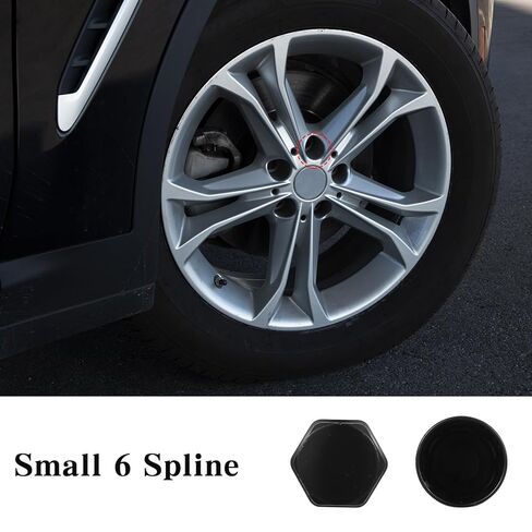 6 Spline Lug Nut Socket Set Locking Lugs Nut Key Removal Tool, Wheel Lugs Nuts Socket Removal Kit for Easy Installation and Removing of Lug Nuts on Aftermarket Wheels in Saudi Arabia