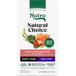 Nutro Natural Choice Small Bites Adult Dry Dog Food, Salmon & Brown Rice Recipe, 28 lb. Bag in Kuwait