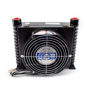 10L/MIN AL404T-CA Air Cooler Hydraulic Radiator System CNC Machine Oil Fan Air Cooled Oil Radiator Efficient Shock Absorption(AC 220) in Kuwait