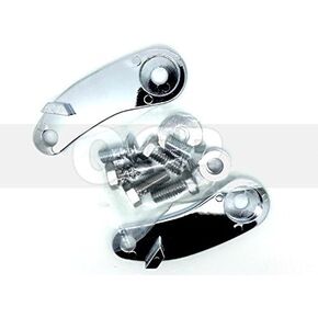 Orange Cycle Parts Front Turn Signal Chrome Relocation Kit for Harley Softail Springer - FXSTS 1989-2007 in Kuwait