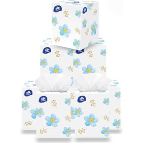 Vinda 3-Ply Ultra Care Facial Tissues, 130 Count Each Box, 8 Flat Boxes in Saudi Arabia