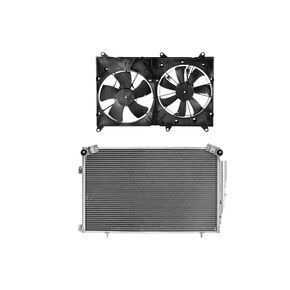 Replacement Parts for AC Condenser&Cooling Fan Assembly Kit for Toyota Highlander 2004-2007 L4 2.4L Mod-A58PP-30162 in Kuwait