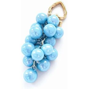 Acrylic Keychain Grape Bag Charms Purse Car keyrings Pendant for women in Saudi Arabia