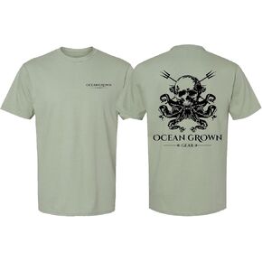 Ocean Grown Octopus Skull T-Shirt Men's in Saudi Arabia