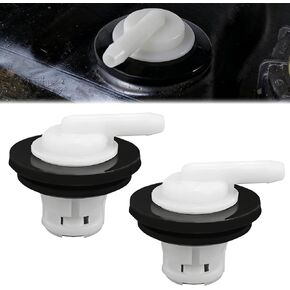 2PCS Fuel Tank Vent Plug, Fuel Tank Vent Valve and Grommet Kit, Compatible with Jeep Wrangler, Ford 1980-1996 F150 F250, 1980-1997 F350 Gas Tank Vent Valve, OEM#5360058 5360059 in Kuwait