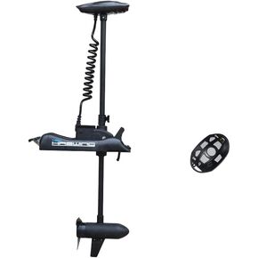 AQUOS Haswing Black 12V 55LBS 48inch Electric Bow Mount Trolling Motor with Remote Control for Inflatable Boat Kayak Bass Boat Aluminum Boat Fishing, Freshwater and Saltwater Use in Kuwait