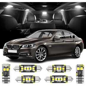 21 Pieces Interior LED Lights Replacement for BMW 5 Series F10 F11 Sedan Wagon Touring 2010-2016 White LED Interior Bulb with Install Tool in Saudi Arabia
