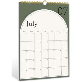 2025-2026 Large Wall Calendar - 18 Months Hanging Wall Calendar from July 2025 to December 2026, Monthly 2025 Calendar with Thick Paper, Perfect for Office & Home, 10" x 14.7" in Kuwait