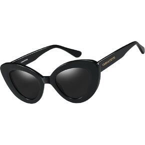 نظارات شمسية عين القطة للنساء، نظارة شمسية عصرية للحماية من الأشعة فوق البنفسجية، ظلال أنيقة وجذابة in Kuwait