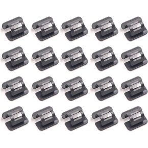 20 قطعة من مشبك عزل غطاء محرك السيارة من فولفو، مشبك حماية من النايلون لدرع الرادياتير، رقم OEM. 9182822، متوافق مع فولفو كروس كانتري S70 S80 S90 V50 V60 V60 كروس كانتري V70 V90 V90 (أسود) in Kuwait