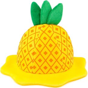 Surkat الأناناس قبعة الاستوائية الأناناس قبعة مضحك أفخم قبعة قبعة حفلات الفاكهة أغطية الرأس صور الدعامة لمستلزمات حفلات هاواي in Kuwait