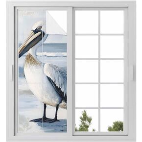 نافذة فيلم الخصوصية متجمد، رسمت البجع ثابت غطاء نافذة الباب، الطيور المحيط الحداثة الرجعية الأشعة فوق البنفسجية حجب فيلم النوافذ للمكتب، الفندق، غرفة النوم، 29.5 × 78.7 بوصة in Kuwait