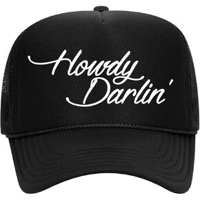 Howdy Darlin Trucker Hat, Darlin Trucker Hat for Women, Howdy Darlin Country Concert Hat in Kuwait
