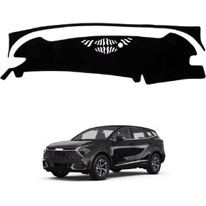 Dash Cover Mat Compatible with Kia Sportage 2023 2024 2025 (NQ5) Car Interior Dashboard Cover Mat Nonslip Dashmat Sunshade Glare UV Rays Protector Accessories Custom Fit in Kuwait