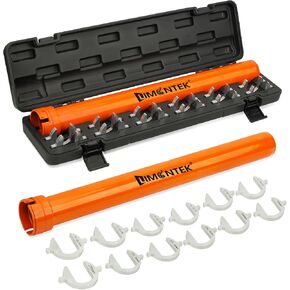 Inner Tie Rod Removal Tool, Master Inner Tie Rod Tool Set with 12 Crowfoot Adapters & 1/2 Inch Drive Tube for Tie Rods Remove & Install in Kuwait