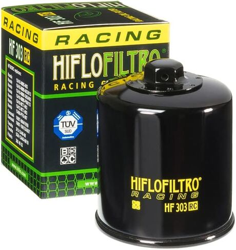 Hiflofiltro HF303RC سباق فلتر الزيت لكاواساكي ZX636 النينجا ZX-6R 2013 2014 2015 2016 2017 2018 2019 in Kuwait